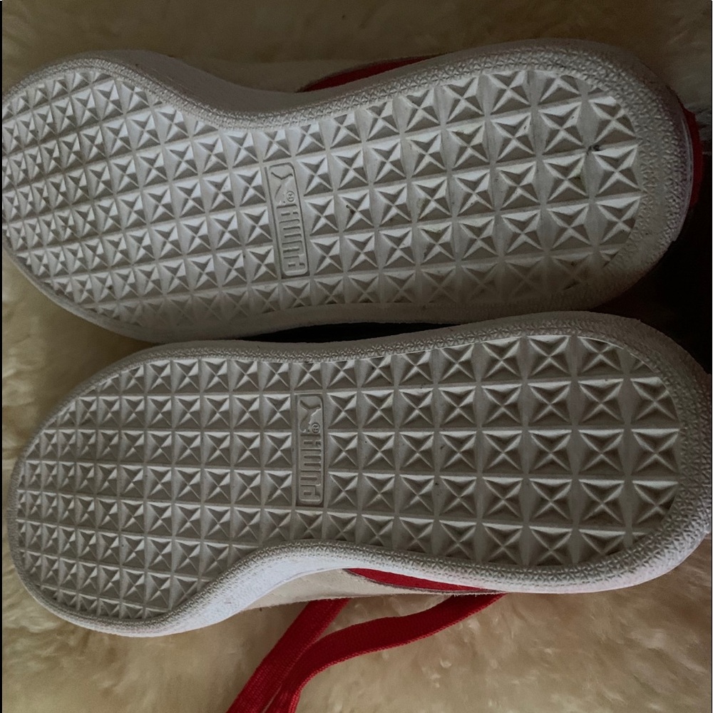 Puma red sneakers